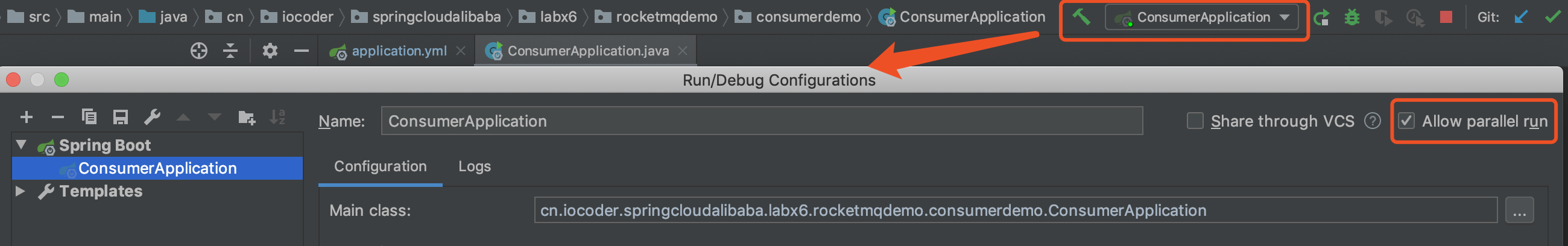 Allow parallel run
