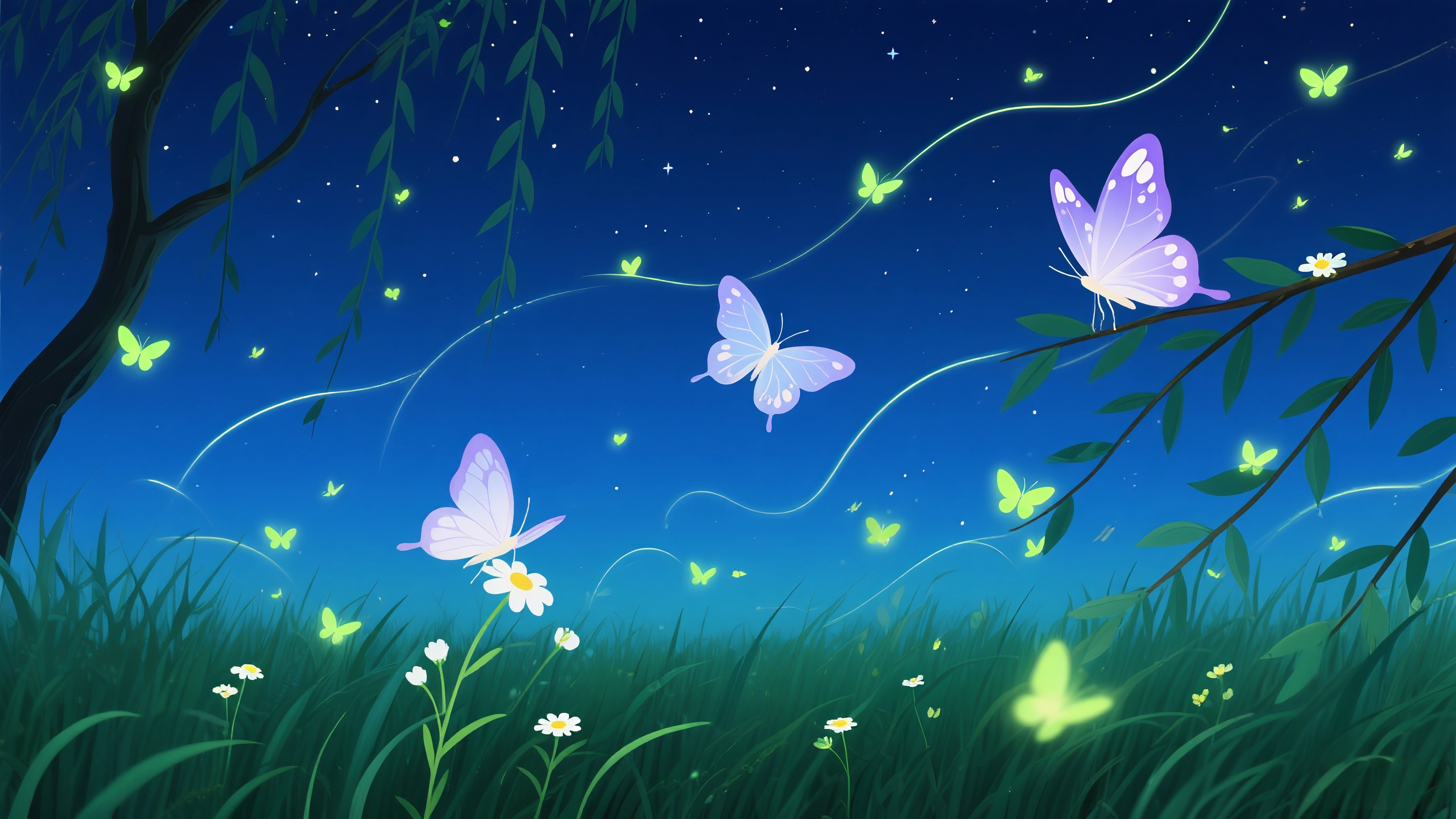 感谢离别,似流萤振翅绘别夏夜