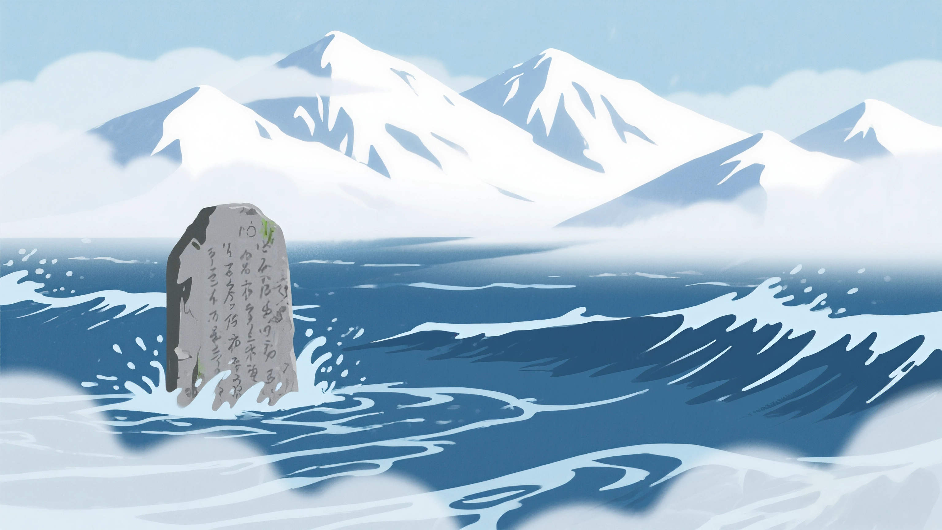 让执念融作山雪,让潮生漫过旧约